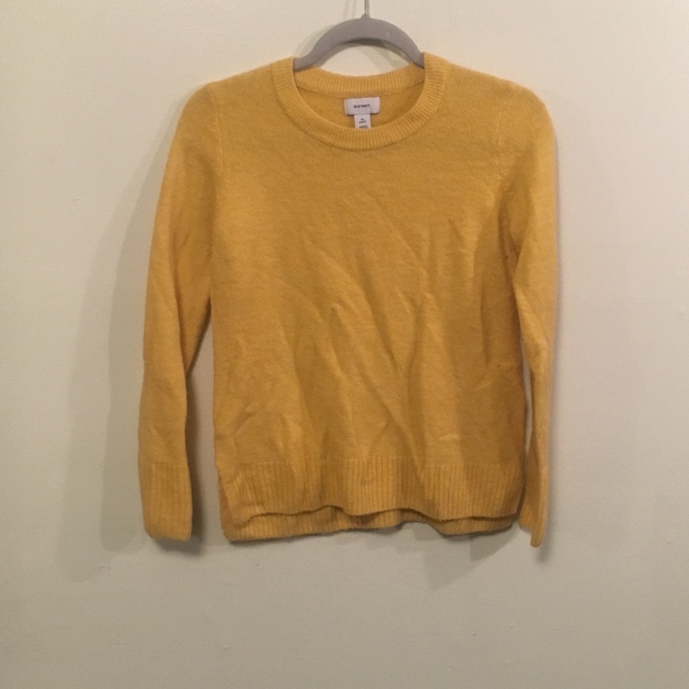 Yellow petite sweater